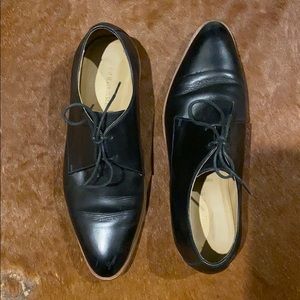 Everlane Black Leather Oxfords